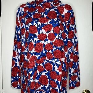 Women’s Hoodie Size XL LuLaRoe Amber Floral Pullover Front Pocket NWT